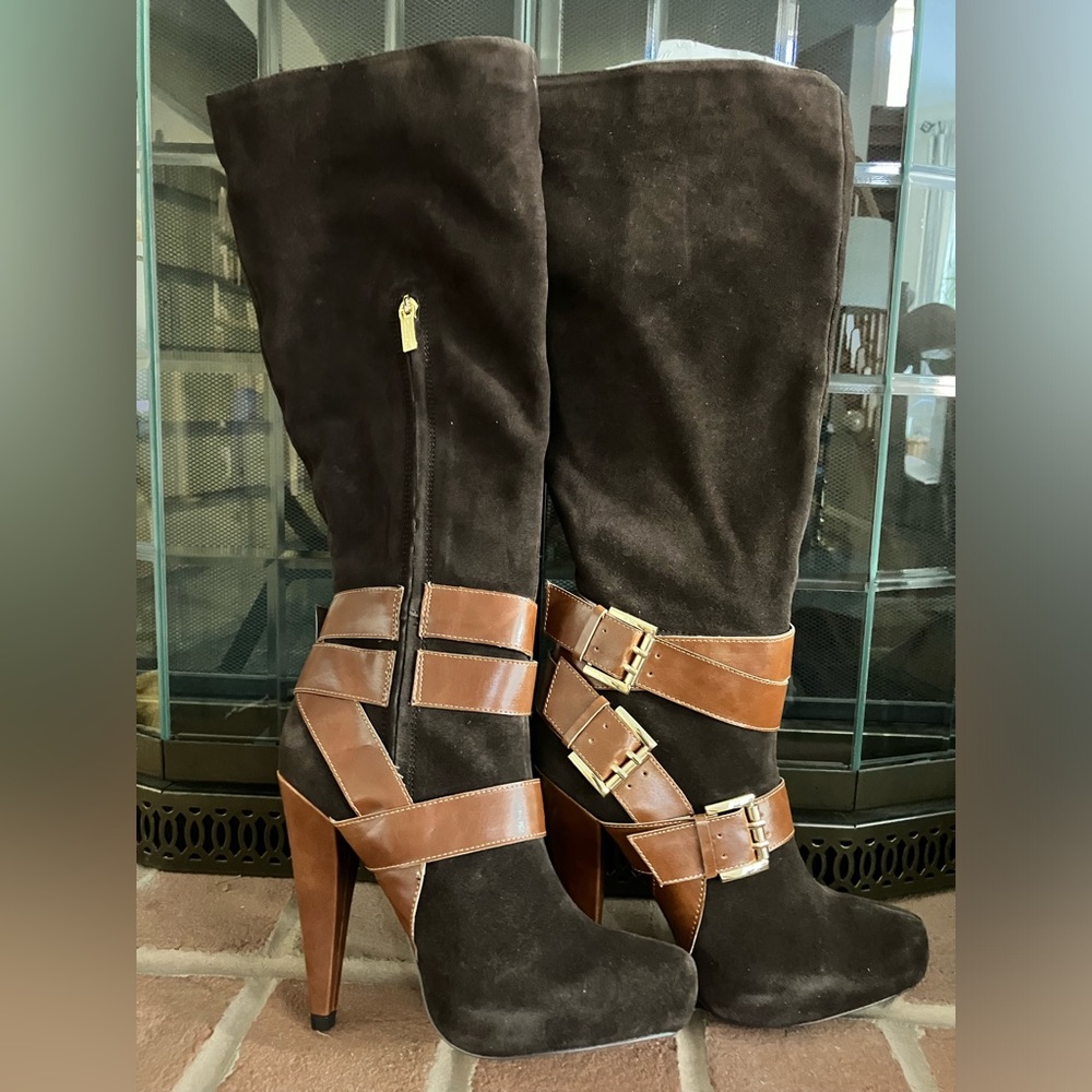 “Final Offer” NWOT Colin Stewart Tall Dress Boots - Picture 2 of 7